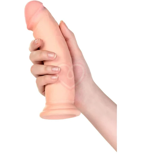 Реалистичный вибратор на присоске с пультом RealStick Elite Jastin телесный фото 7