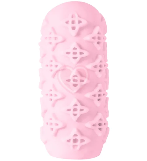 Мастурбатор с двухсторонним рельефом Marshmallow Maxi Honey розовый фото 2