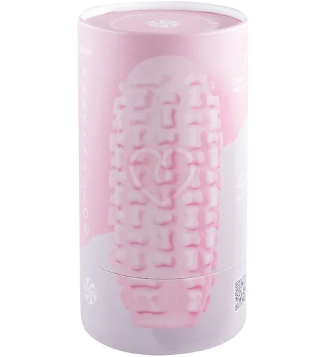 Мастурбатор с двухсторонним рельефом Marshmallow Maxi Syrupy розовый фото 5