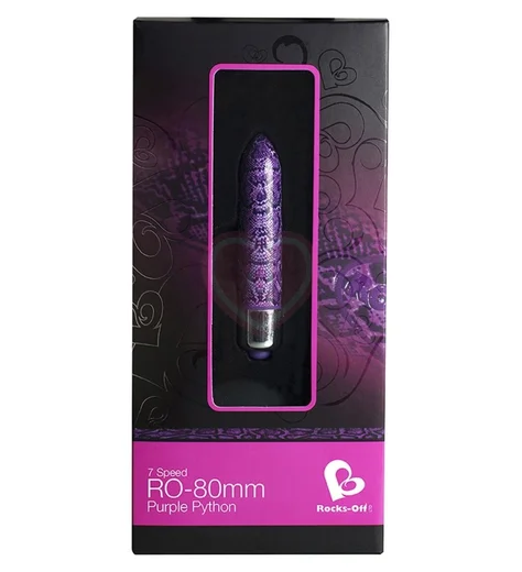 Мощная вибропуля Rocks Off RO-80mm Snake Print фото 2