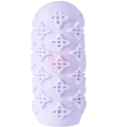 Мастурбатор с двухсторонним рельефом Marshmallow Maxi Honey фиолетовый фото 2