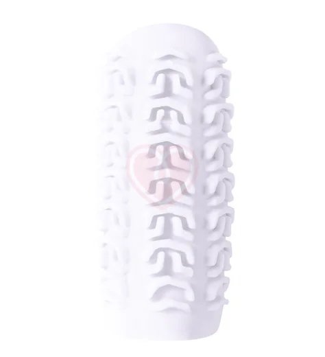 Мастурбатор с двухсторонним рельефом Marshmallow Maxi Sugary белый фото 2