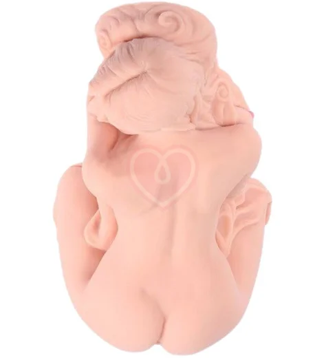Мастурбатор куколка с тремя отверстиями Kokos Valentina с двойным слоем фото 2