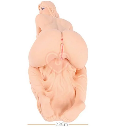 Мастурбатор куколка с тремя отверстиями Kokos Valentina с двойным слоем фото 3