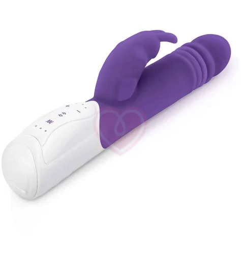 Вибратор-кролик с пульсацией G-Spot Thrusting Rabbit фиолетовый фото 8