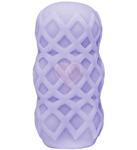 Мастурбатор с двойным рельефом Marshmallow Sweety лавандовый фото 2