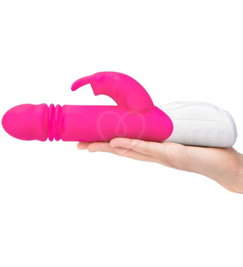 Вибратор-кролик с пульсацией G-Spot Thrusting Rabbit розовый фото 5