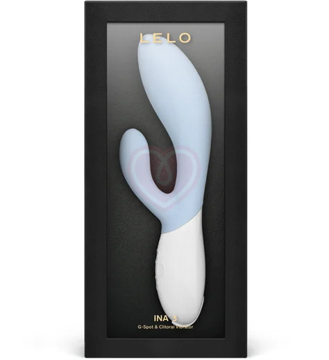 Вибратор с клиторальной стимуляцией Lelo Ina 3 голубой фото 5