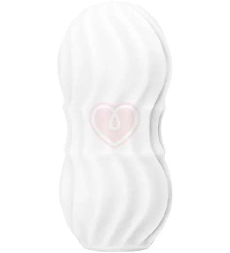 Мастурбатор с двойным рельефом Marshmallow Dreamy белый фото 2