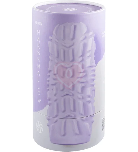 Мастурбатор с двухсторонним рельефом Marshmallow Maxi Fruity фиолетовый фото 5