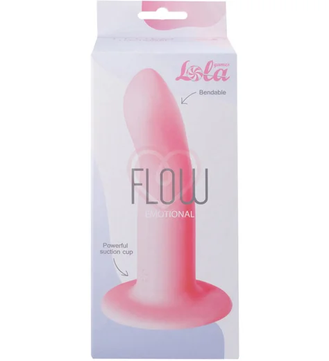 Фаллоимитатор на присоске Flow Emotional 12 см розовый фото 4