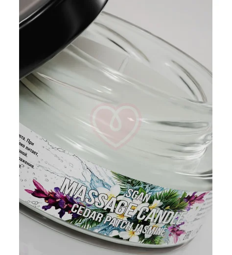 Массажная свеча Sgan кедр пачули и жасмин 50 мл фото 3