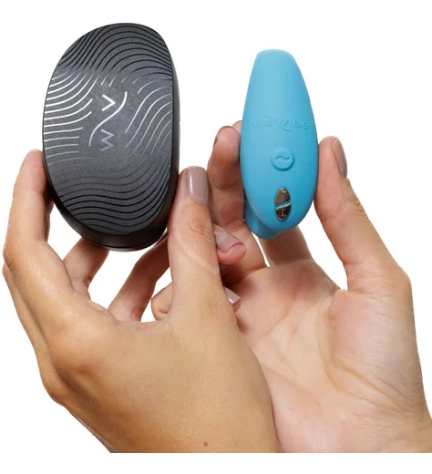 Вибратор для пар We-Vibe Sync Go голубой фото 5