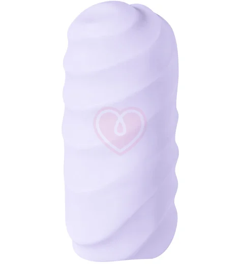 Мастурбатор с двухсторонним рельефом Marshmallow Maxi Juicy фиолетовый фото 2
