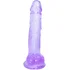 Фаллоимитатор с мошонкой Intergalactic Rocket на присоске 19 см фиолетовый фото 2