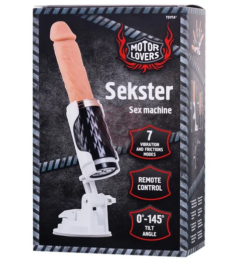 Компактная секс-машина Sekster MotorLovers в чёрном корпусе фото 2