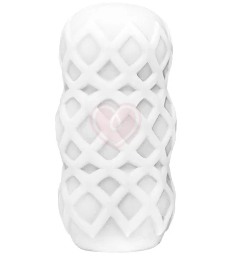 Мастурбатор с двойным рельефом Marshmallow Sweety белый фото 2