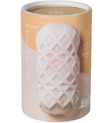 Мастурбатор с двойным рельефом Marshmallow Sweety белый фото 4