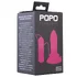 Прямая анальная вибропробка Popo Pleasure средняя розовая фото 2