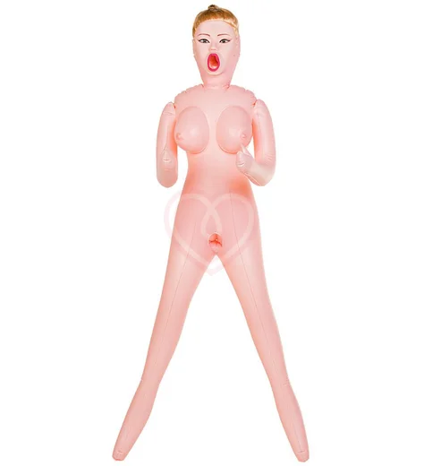 Надувная кукла с тремя отверстиями Dolls-X by Toyfa Hannah блонд фото 1