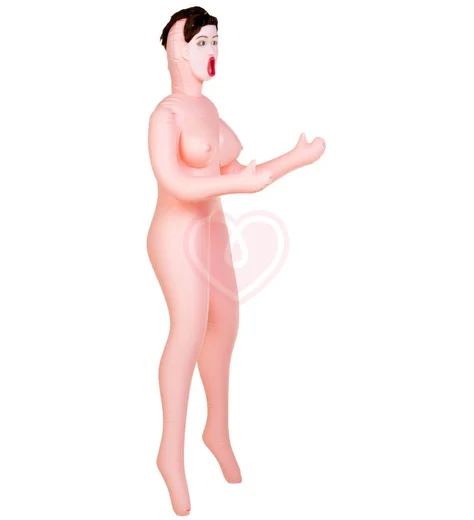 Надувная кукла с тремя отверстиями Dolls-X by Toyfa Violet брюнетка фото 2