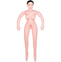 Надувная кукла медсестра с двумя отверстиями Dolls-X by Toyfa Emilia брюнетка