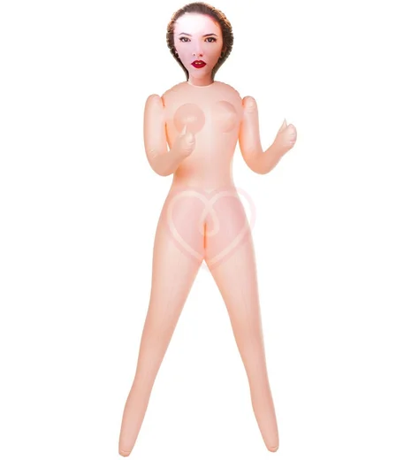 Надувная кукла с двумя отверстиями Dolls-X by Toyfa Jennifer шатенка фото 1