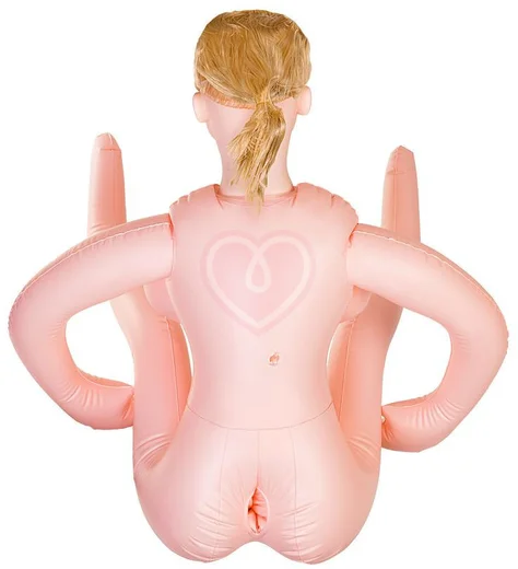 Надувная кукла с двумя отверстиями Dolls-X by Toyfa Liliana блондинка фото 5