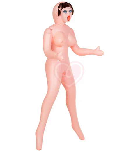 Надувная кукла с тремя отверстиями Dolls-X by Toyfa Grace шатенка фото 2