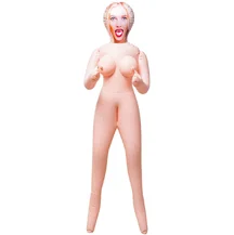 Надувная кукла с тремя отверстиями Dolls-X by Toyfa Lilit блондинка