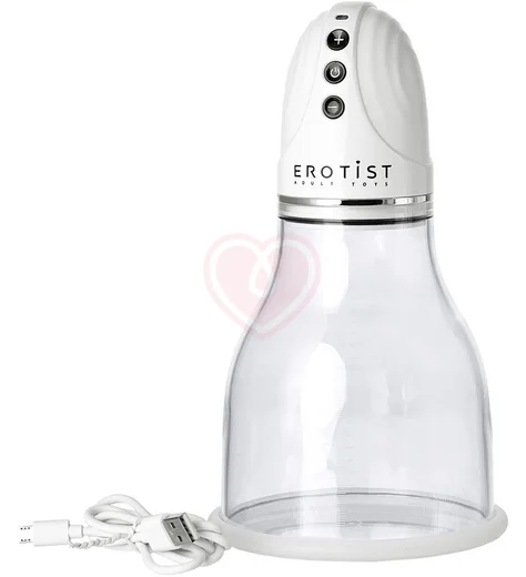 Вакуумная помпа для женской груди Erotist Adult Toys прозрачная фото 4