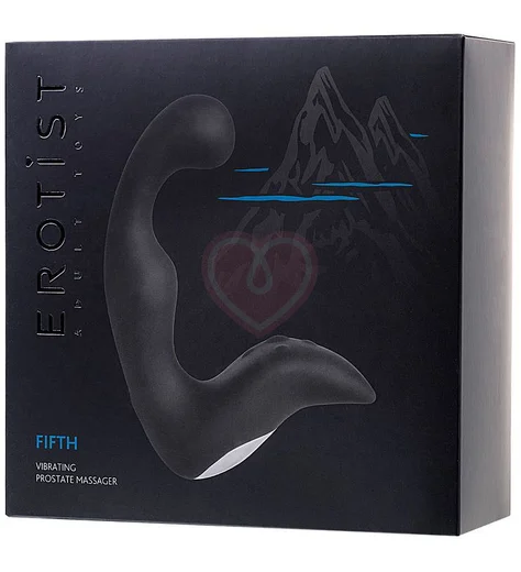 Стимулятор простаты с вибрацией Erotist Adult Toys Fifth чёрный фото 5