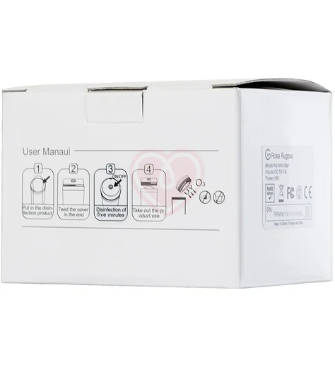 Контейнер для обработки секс-игрушек ультрафиолетом Rosa Rugosa Mini Bar фиолетовый фото 9