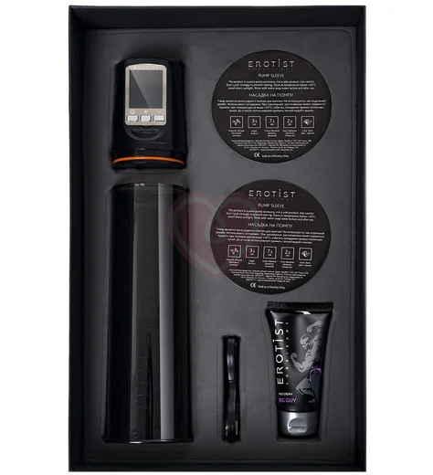 Вакуумный тренажёр для увеличения члена Erotist Adult Toys ToZoom чёрный фото 13