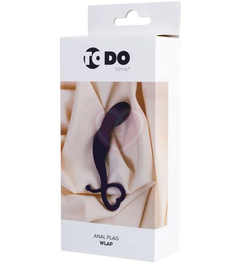 Анальная пробка с волнообразным рельефом ToDo by Toyfa Wlap фиолетовая фото 5