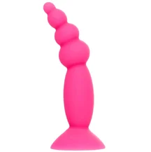 Анальная пробка на присоске A-Toys by Toyfa Hild розовая