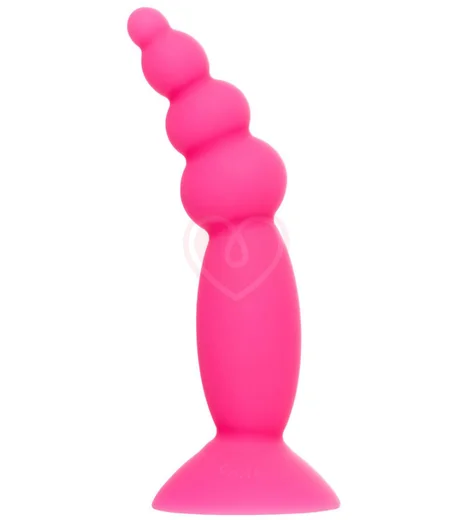 Анальная пробка на присоске A-Toys by Toyfa Hild розовая фото 1