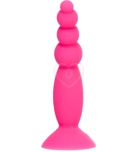 Анальная пробка на присоске A-Toys by Toyfa Hild розовая фото 2