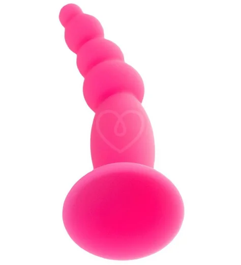 Анальная пробка на присоске A-Toys by Toyfa Hild розовая фото 3