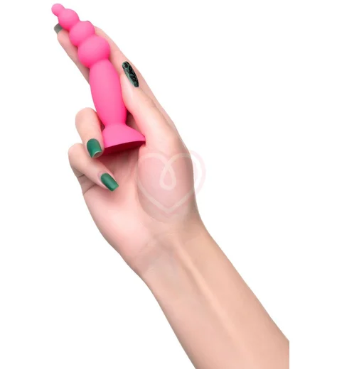 Анальная пробка на присоске A-Toys by Toyfa Hild розовая фото 4