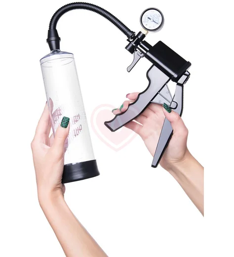 Механическая помпа для увеличения члена Sexus Men Training Viggo чёрная фото 2