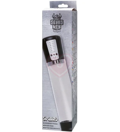 Автоматическая помпа для увеличения члена Sexus Men Expert Sigurd чёрная фото 5