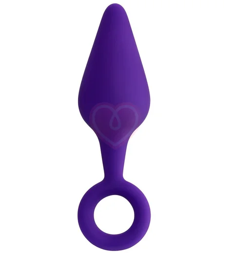 Анальная пробка с кольцом ToDo Bung фиолетовая фото 1