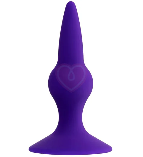 Анальная пробка на присоске ToDo Klapsy фиолетовая фото 1