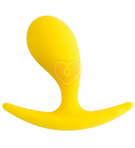 Анальная пробка ToDo Blob жёлтая фото 1