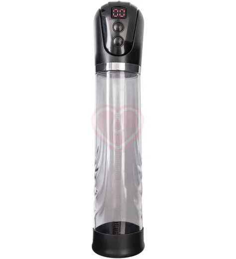 Автоматическая помпа для увеличения члена Sexus Men Expert Ivar чёрная фото 1