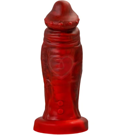 Вибратор на присоске Toyfa Black&Red Monster Saur чёрно-красный фото 1