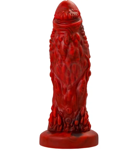 Вибратор на присоске Toyfa Black&Red Monster Docus чёрно-красный фото 1