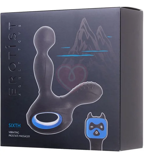 Стимулятор простаты с ротацией головки Erotist Sixth чёрный фото 9