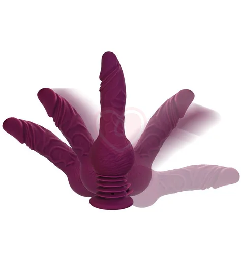 Мини секс-машина с пультом Striker MotorLovers фиолетовая фото 4